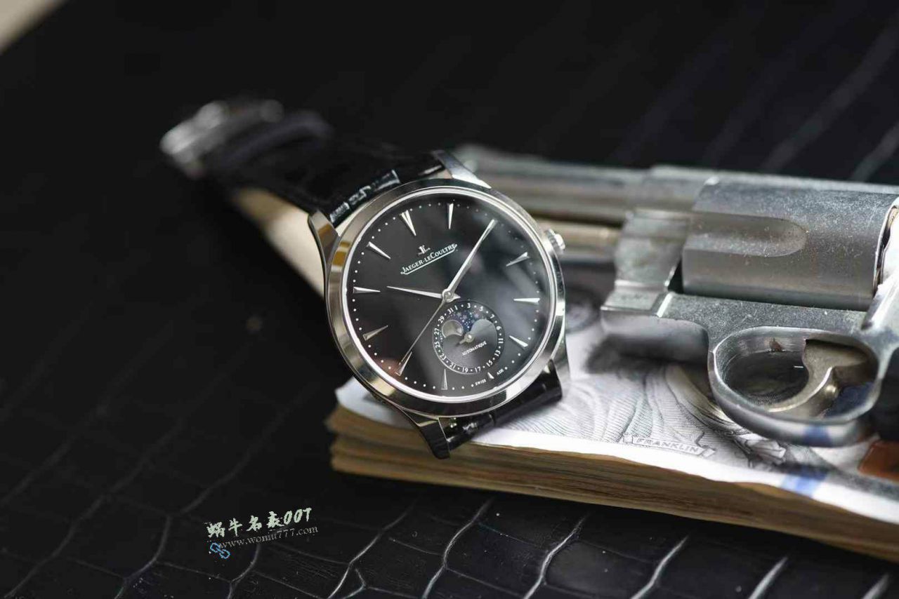  Video review APSJaeger-LeCoultre Moon Phase  Ultra-thin  Master Collection  replica imitation 1368471 watches  / JJ203