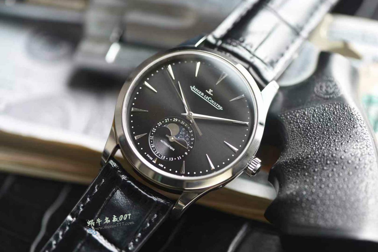  Video review APSJaeger-LeCoultre Moon Phase  Ultra-thin  Master Collection  replica imitation 1368471 watches  / JJ203