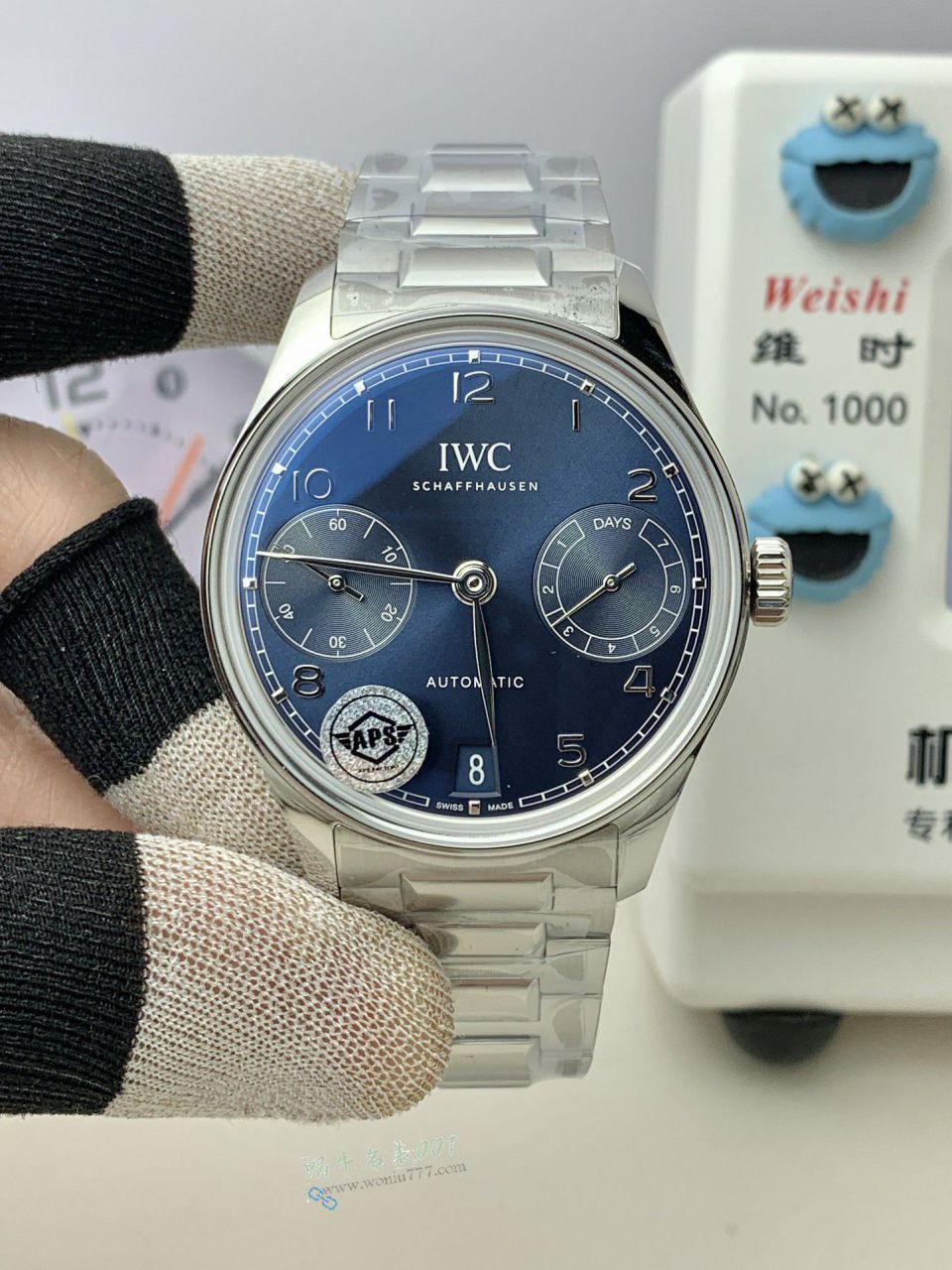 APS IWC  Portugal  replica imitation  Portuguese Seven Days  steel belt IW501704 watches  / WG638