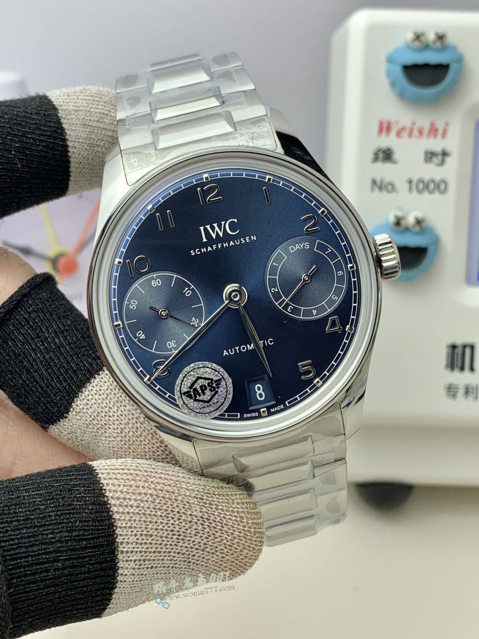 APS IWC  Portugal  replica imitation  Portuguese Seven Days  steel belt IW501704 watches  / WG638