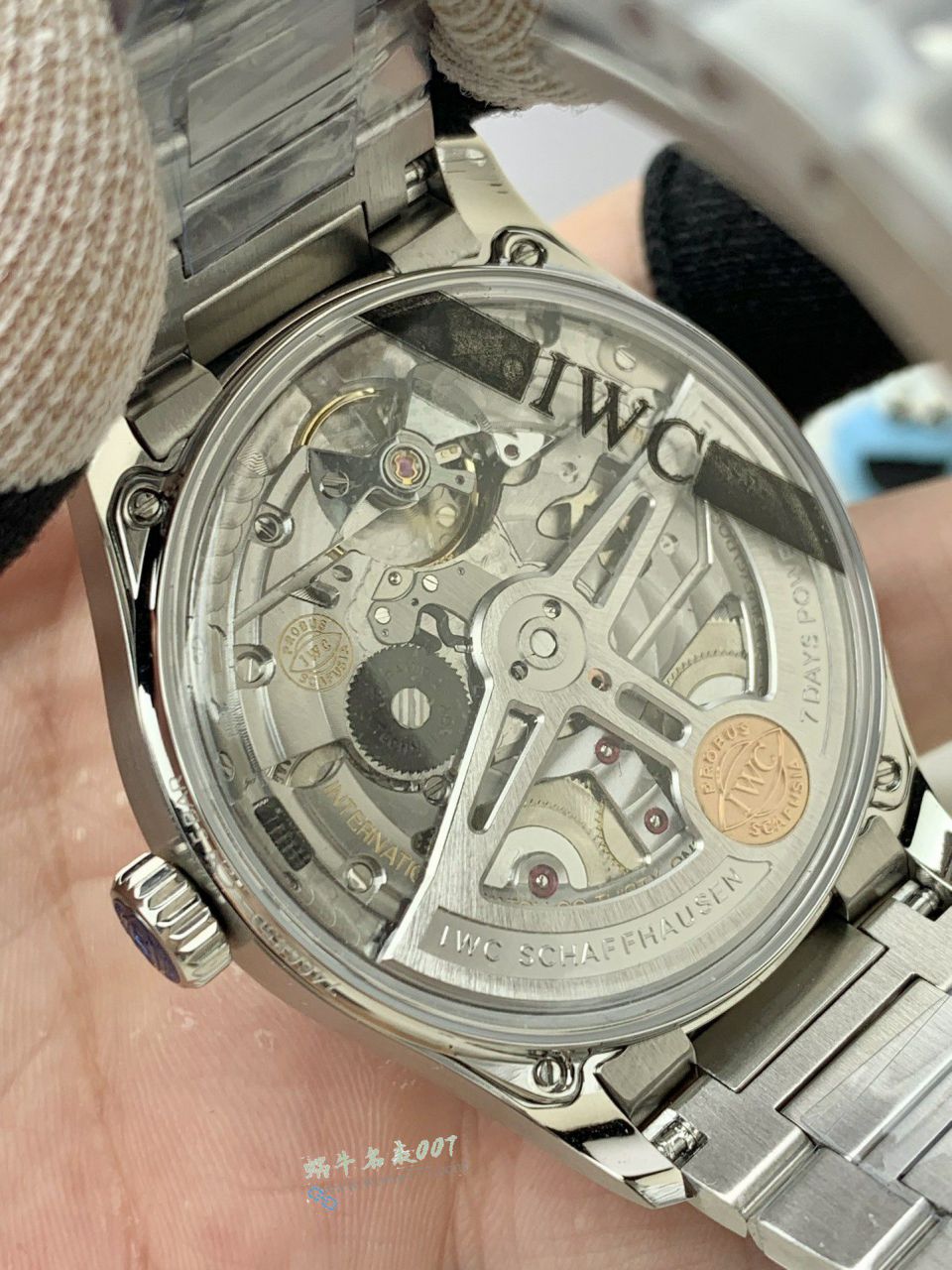 APS IWC  Portugal  replica imitation  Portuguese Seven Days  steel belt IW501704 watches  / WG638