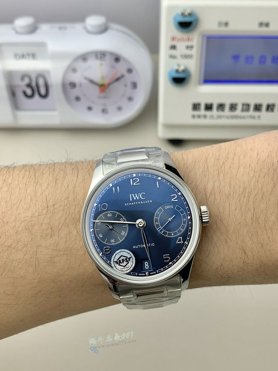 APS IWC  Portugal  replica imitation  Portuguese Seven Days  steel belt IW501704 watches  / WG638