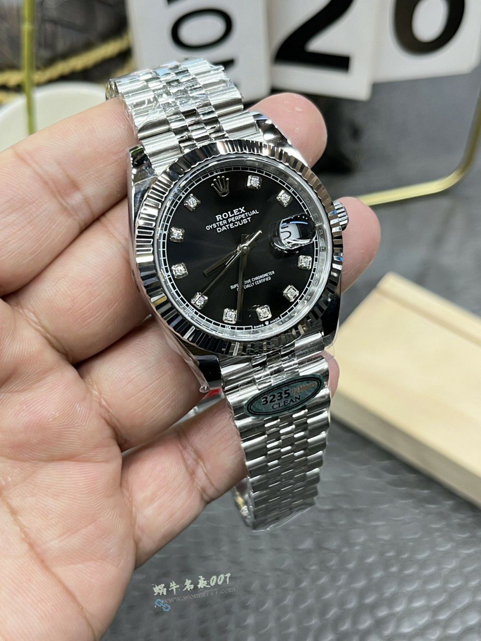 clean Rolex Datejust 41MM replica imitation m126334-0006 watches  / R956