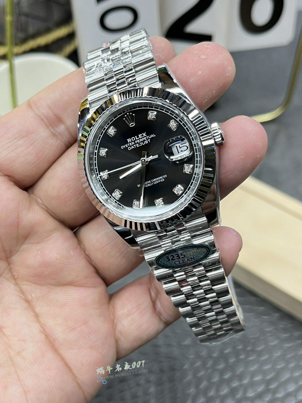 clean Rolex Datejust 41MM replica imitation m126334-0006 watches  / R956