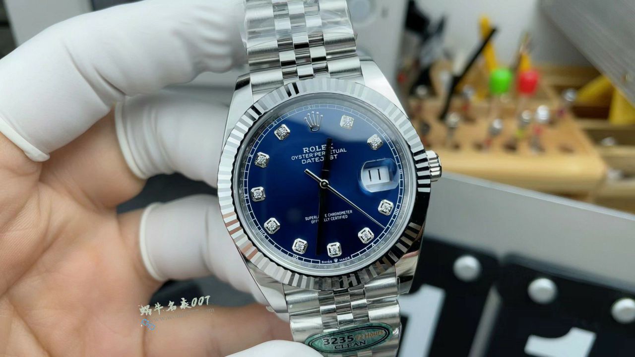 clean Rolex Datejust 41MM replica imitation m126334-0006 watches  / R956