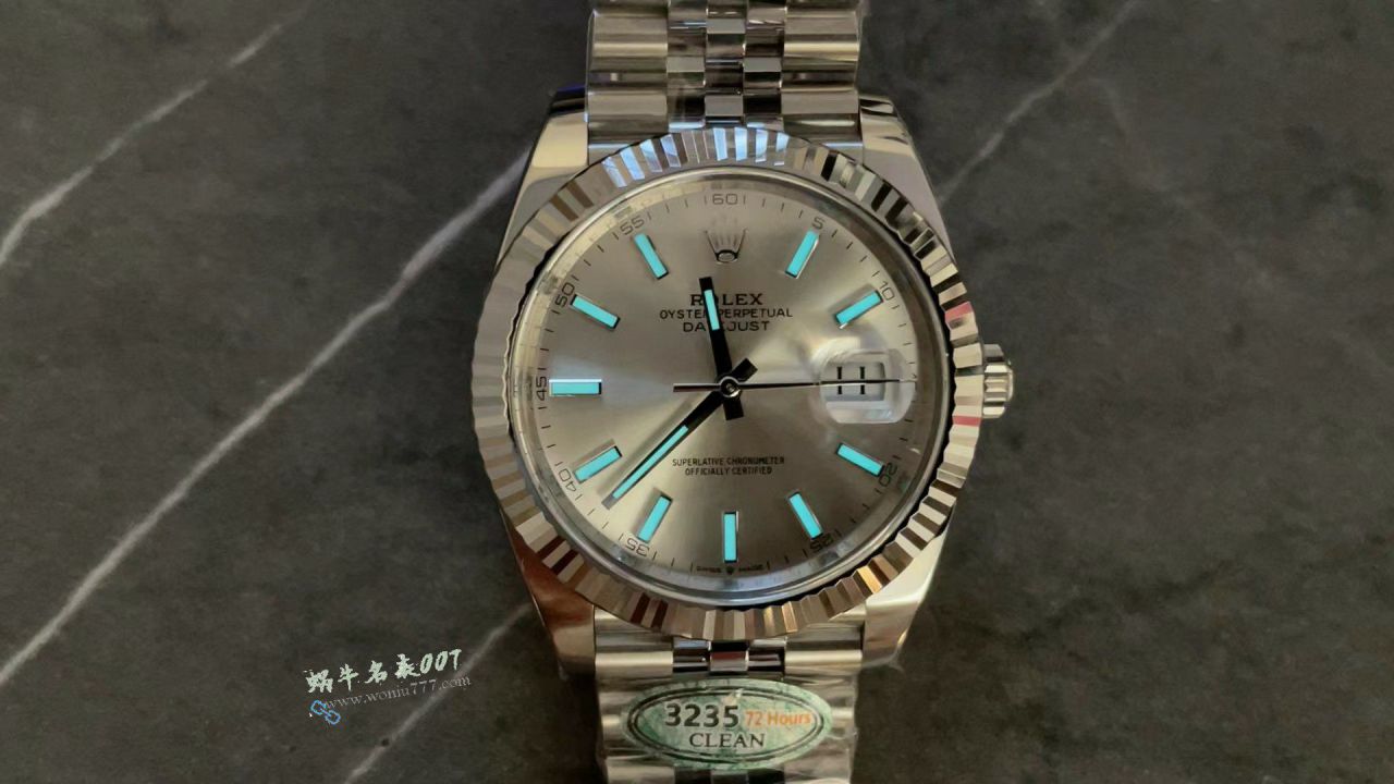 clean Rolex Datejust 41MM replica imitation m126334-0006 watches  / R956