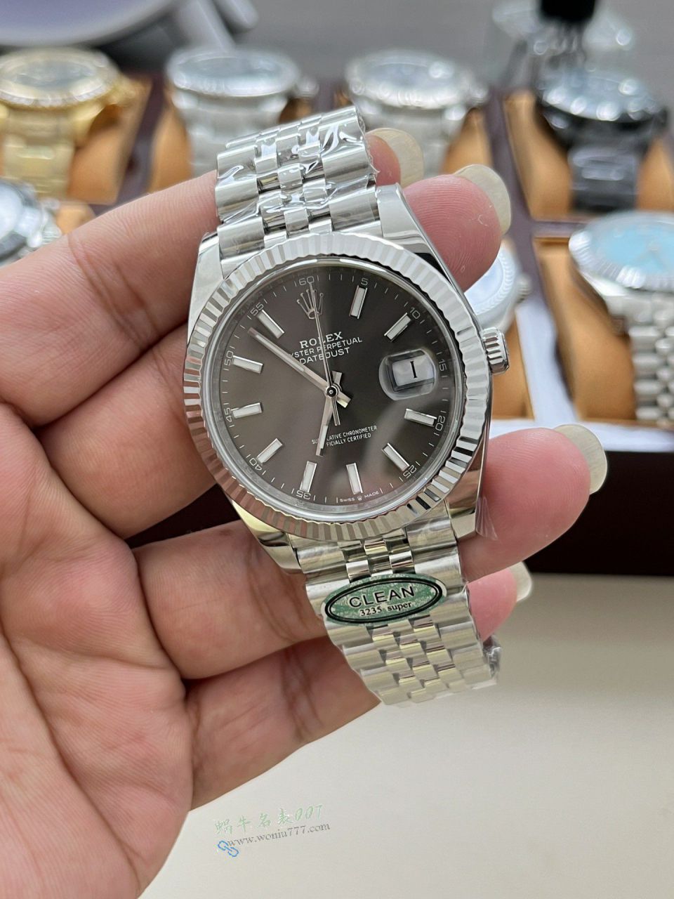 clean Rolex Datejust 41MM replica imitation m126334-0006 watches  / R956
