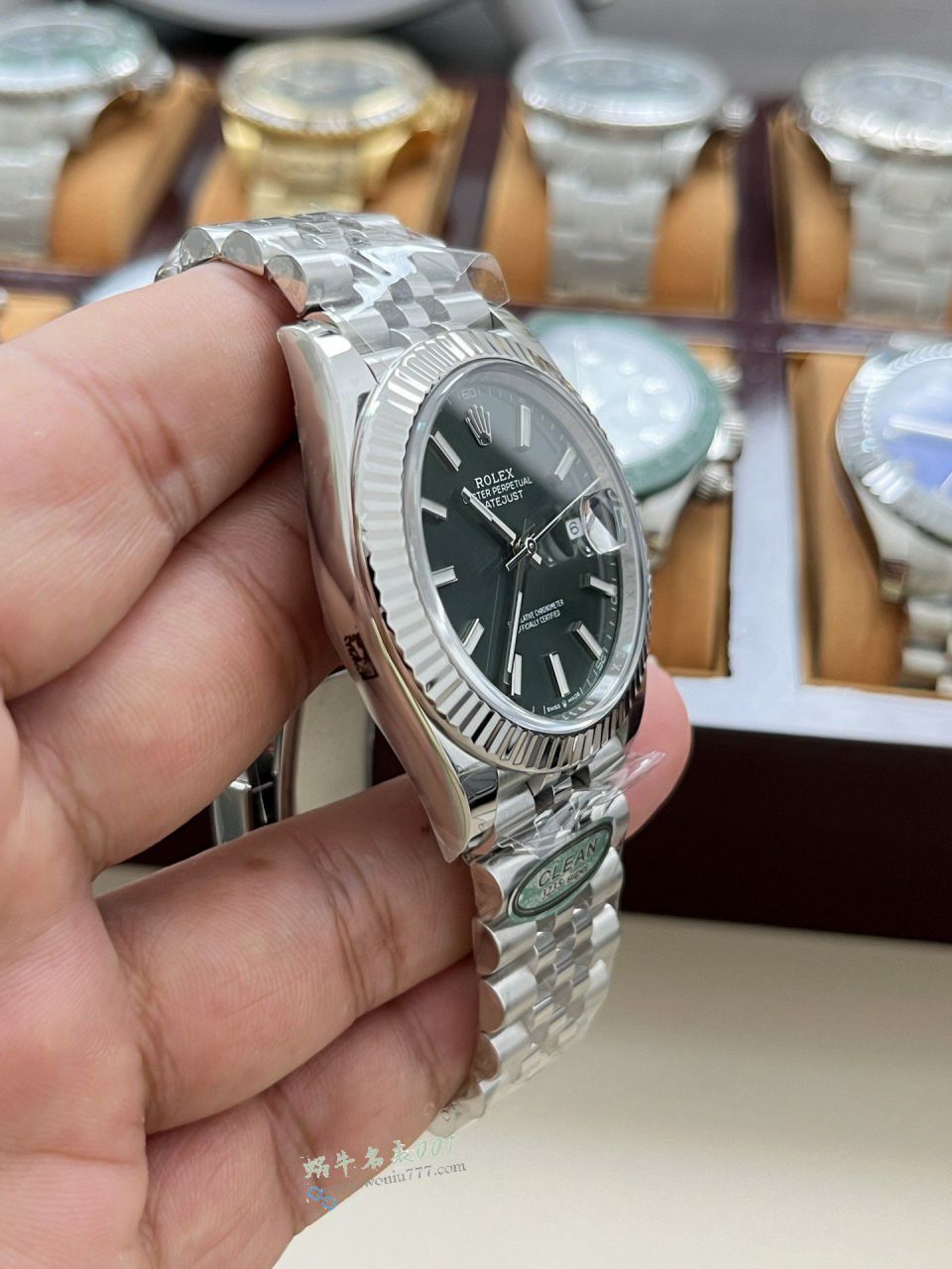 clean Rolex Datejust 41MM replica imitation m126334-0006 watches  / R956