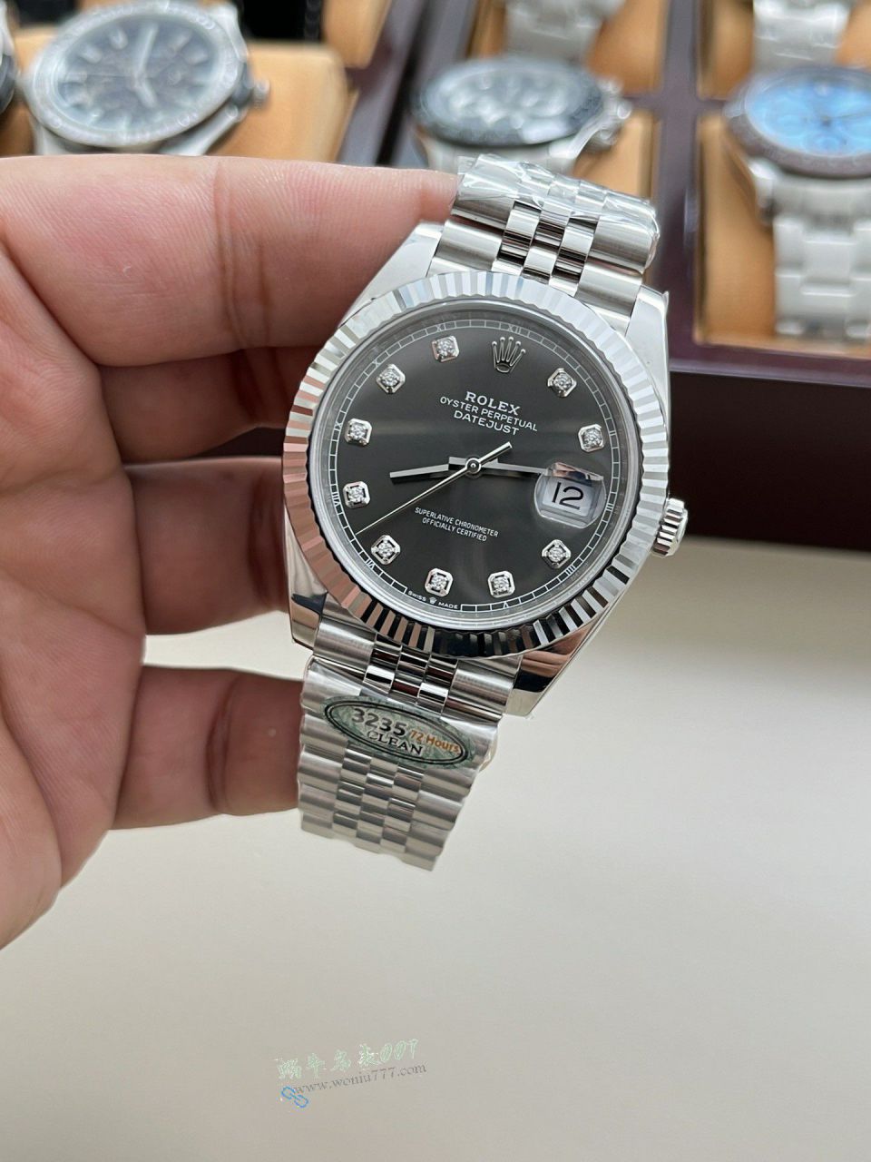 clean Rolex Datejust 41MM replica imitation m126334-0006 watches  / R956