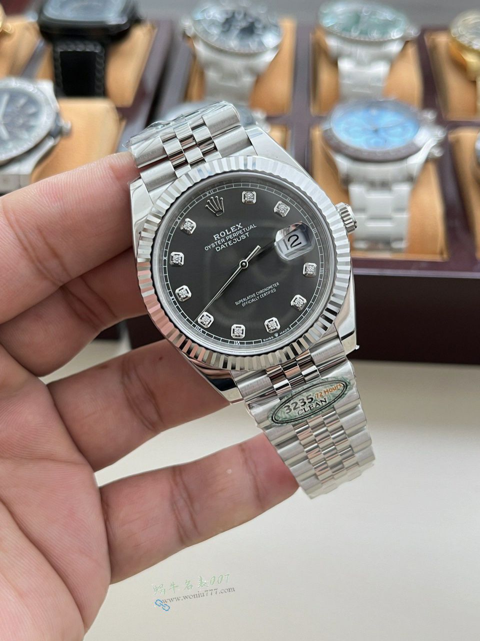 clean Rolex Datejust 41MM replica imitation m126334-0006 watches  / R956