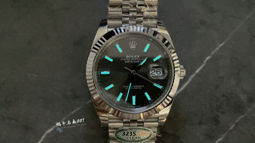 clean Rolex Datejust 41MM replica imitation m126334-0006 watches  / R956