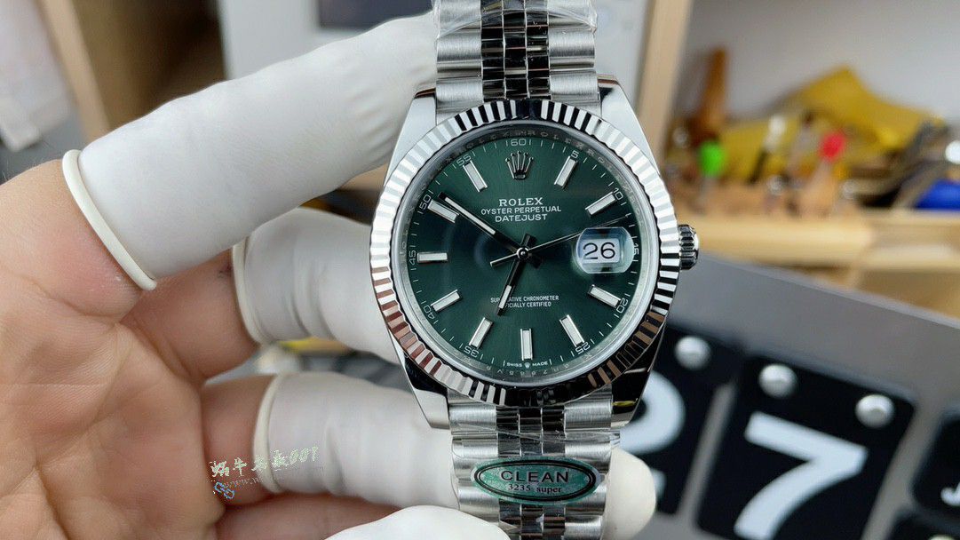 clean Rolex Datejust 41MM replica imitation m126334-0006 watches  / R956