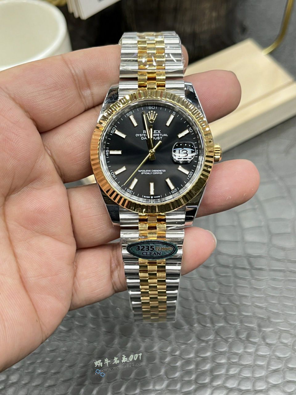 clea Rolex Datejust 41mm replica imitation m126334-0012 watches  / R957