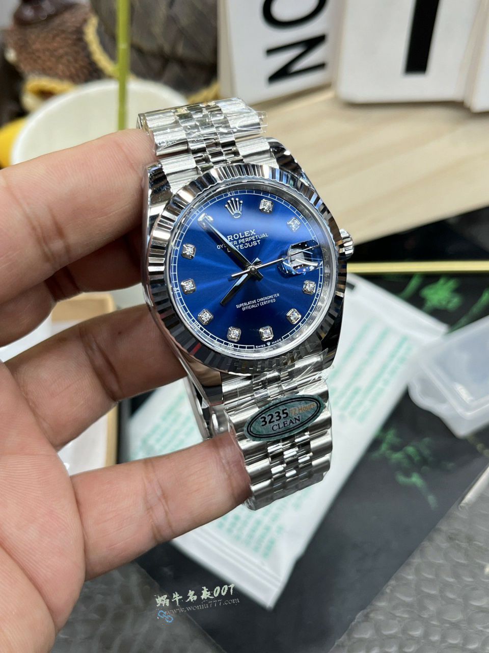 clean Rolex Datejust 41MM replica imitation m126334-0016 watches  / R958