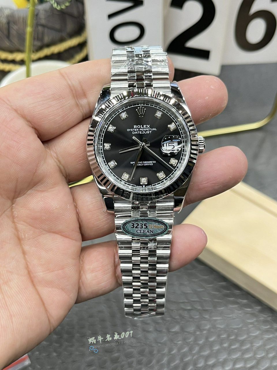 clean Rolex Datejust 41MM replica imitation m126334-0016 watches  / R958