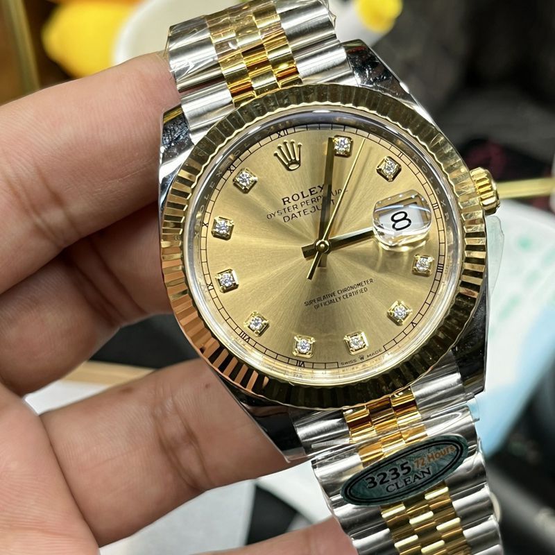 clean Rolex Datejust 41mm series m126333-0012 watches 