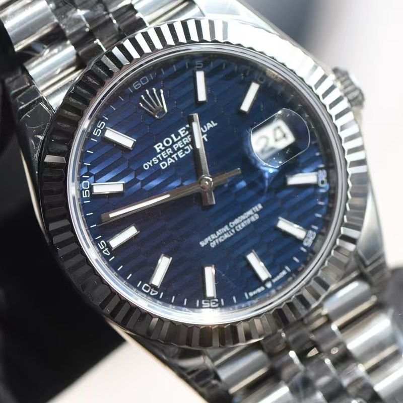 VS Rolex Datejust 41  replica  watchm126334-0032 ( Water Ripples  blue  Dial ) watches 