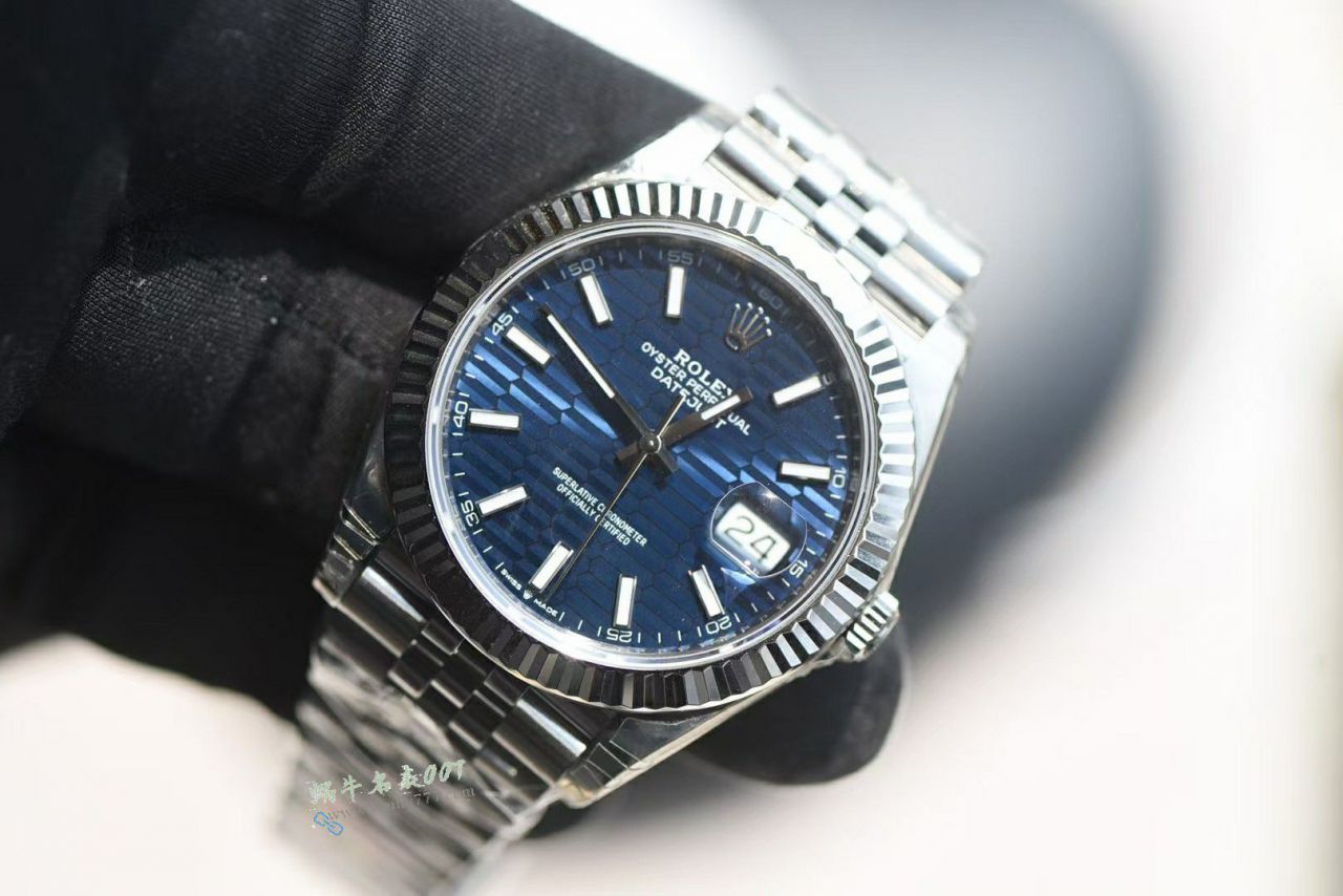 VS Rolex Datejust 41  replica  watchm126334-0032 ( Water Ripples  blue  Dial ) watches  / R961