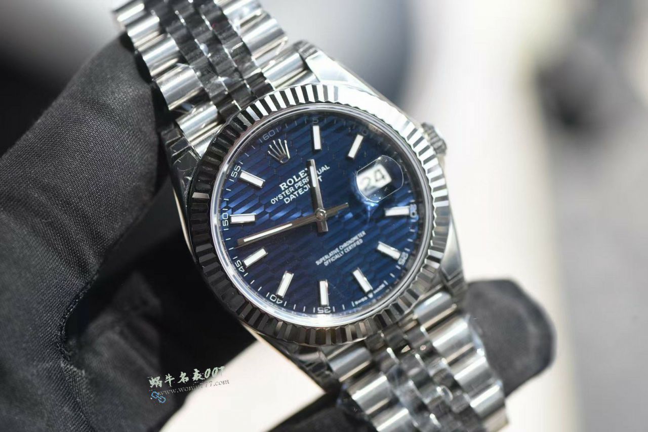 VS Rolex Datejust 41  replica  watchm126334-0032 ( Water Ripples  blue  Dial ) watches  / R961