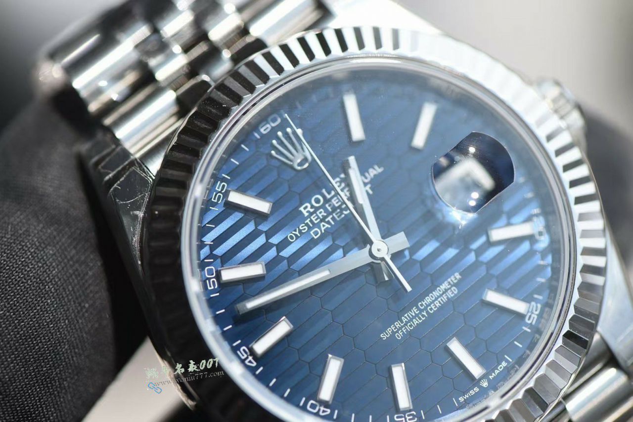 VS Rolex Datejust 41  replica  watchm126334-0032 ( Water Ripples  blue  Dial ) watches  / R961