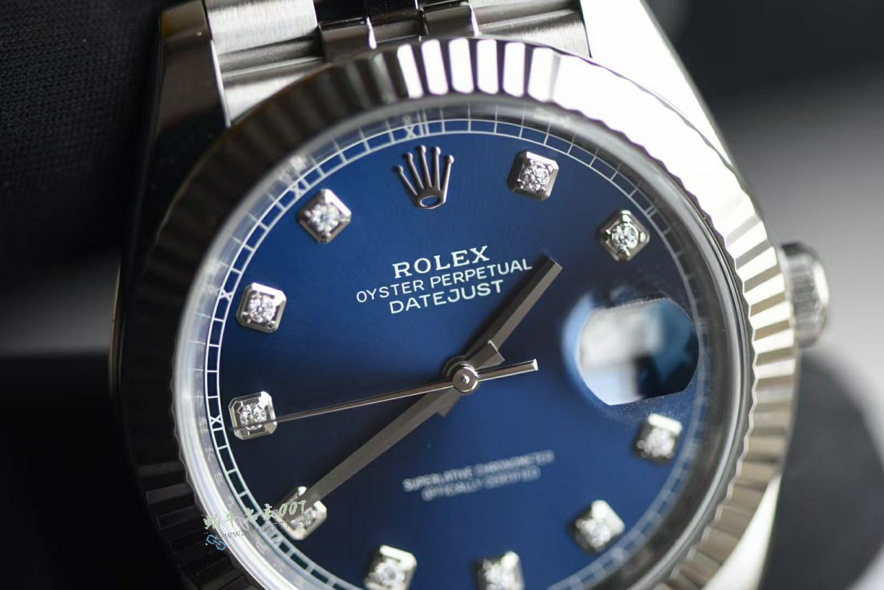 Clean Rolex Moissanite   Datejust 41 replica imitation m126334-0016 watches  / R963