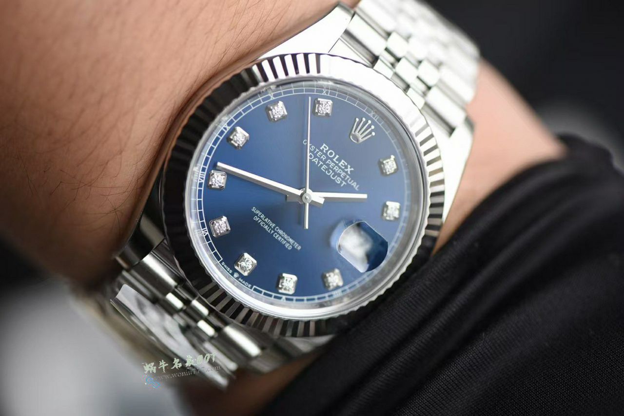Clean Rolex Moissanite   Datejust 41 replica imitation m126334-0016 watches  / R963