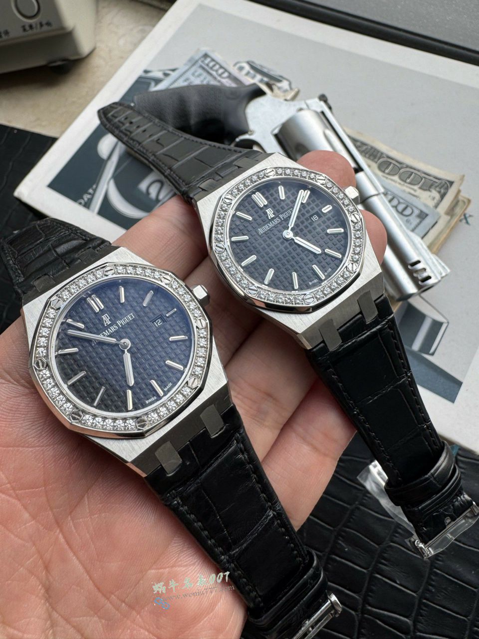 V7 Factory Audemars Piguet Royal Oak TOP replica imitation  Women watch67651ST.ZZ.D002CR.01 watches  / AP306