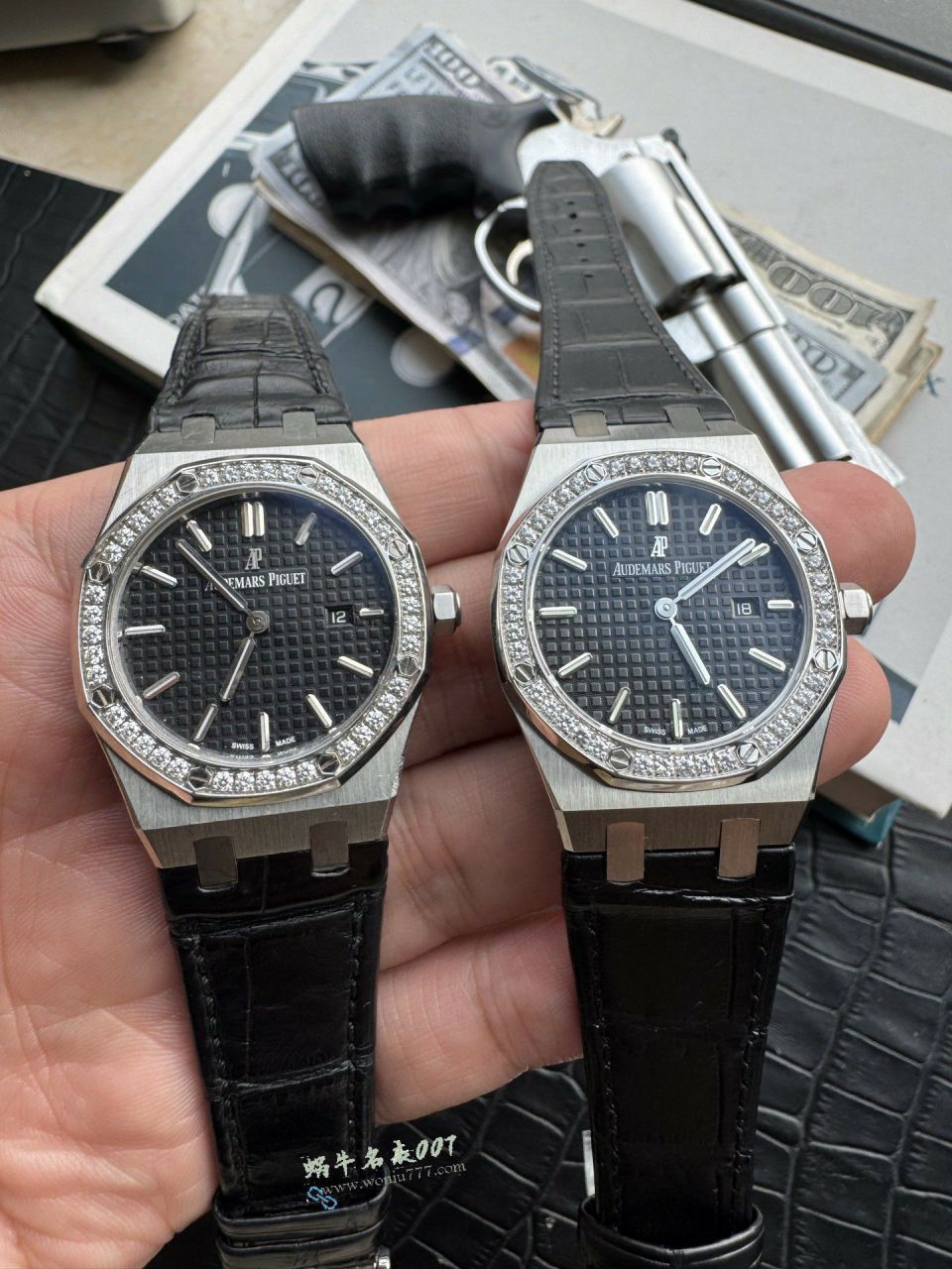 V7 Factory Audemars Piguet Royal Oak TOP replica imitation  Women watch67651ST.ZZ.D002CR.01 watches  / AP306