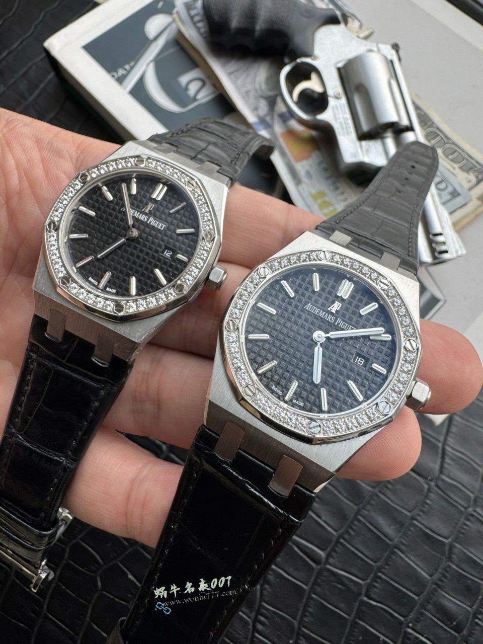 V7 Factory Audemars Piguet Royal Oak TOP replica imitation  Women watch67651ST.ZZ.D002CR.01 watches  / AP306