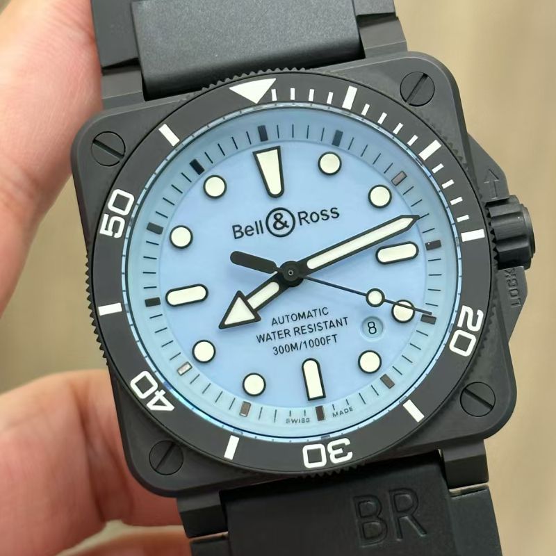 M+100% replica  Bell & Ross INSTRUMENTS series BR03A-D-LM-CE/SRB watches 