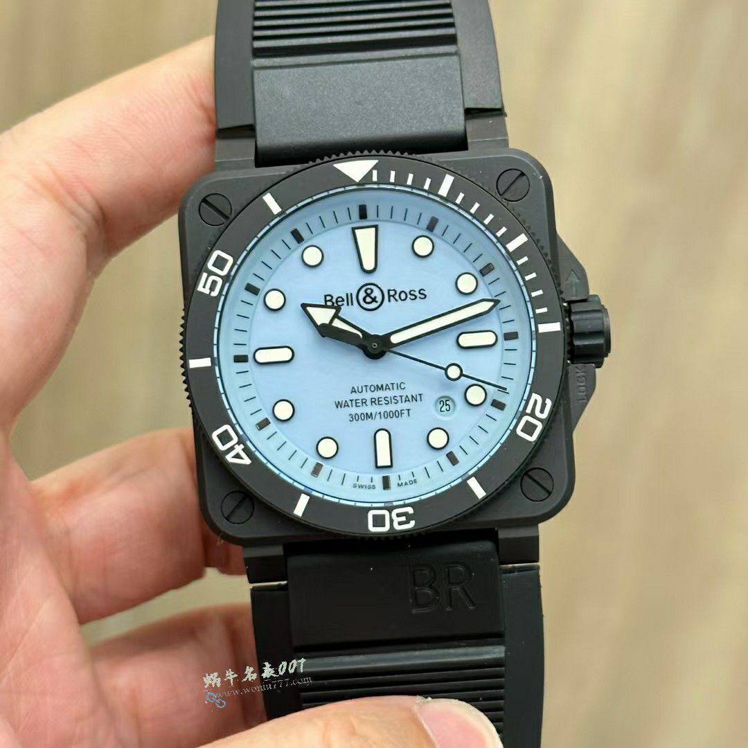 M+100% replica  Bell & Ross INSTRUMENTS series BR03A-D-LM-CE/SRB watches  / BR060