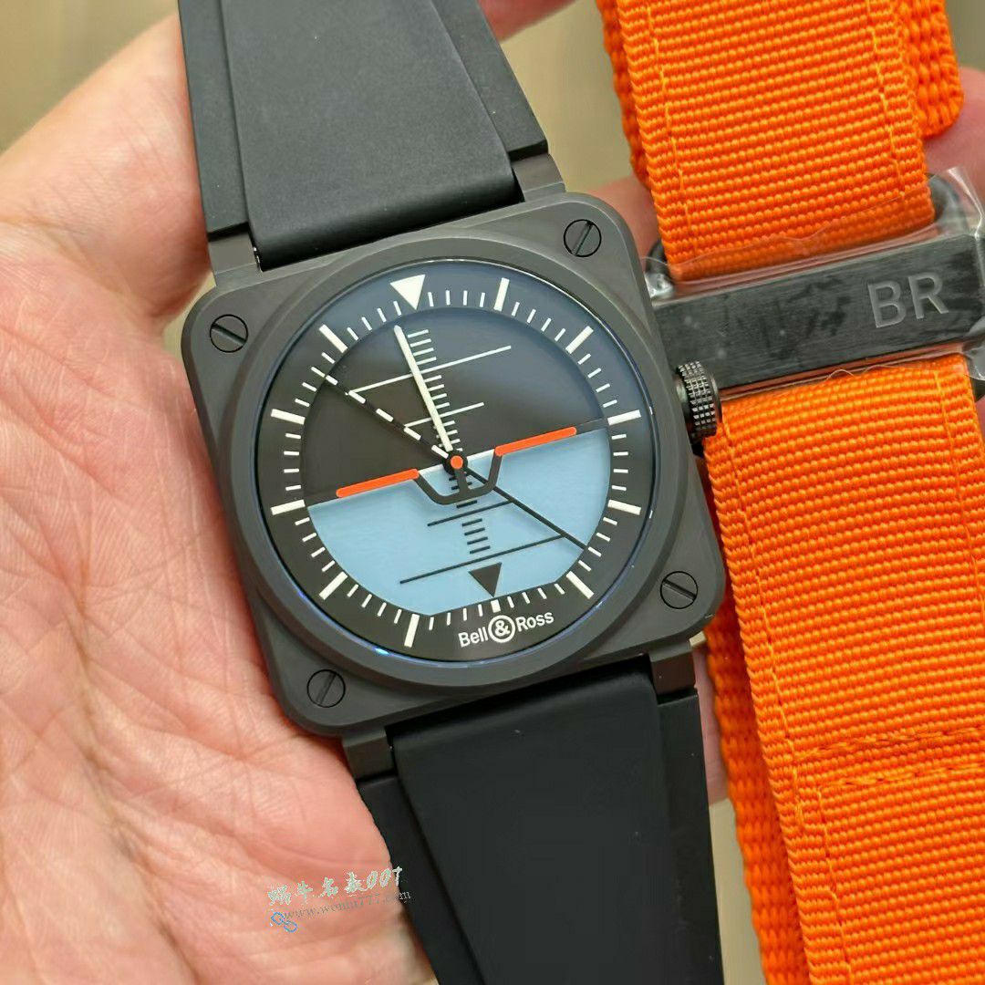 M+ Factory TOP replica  Bell & Ross INSTRUMENTS series BR03A-HRZ-CE watches  / BR062