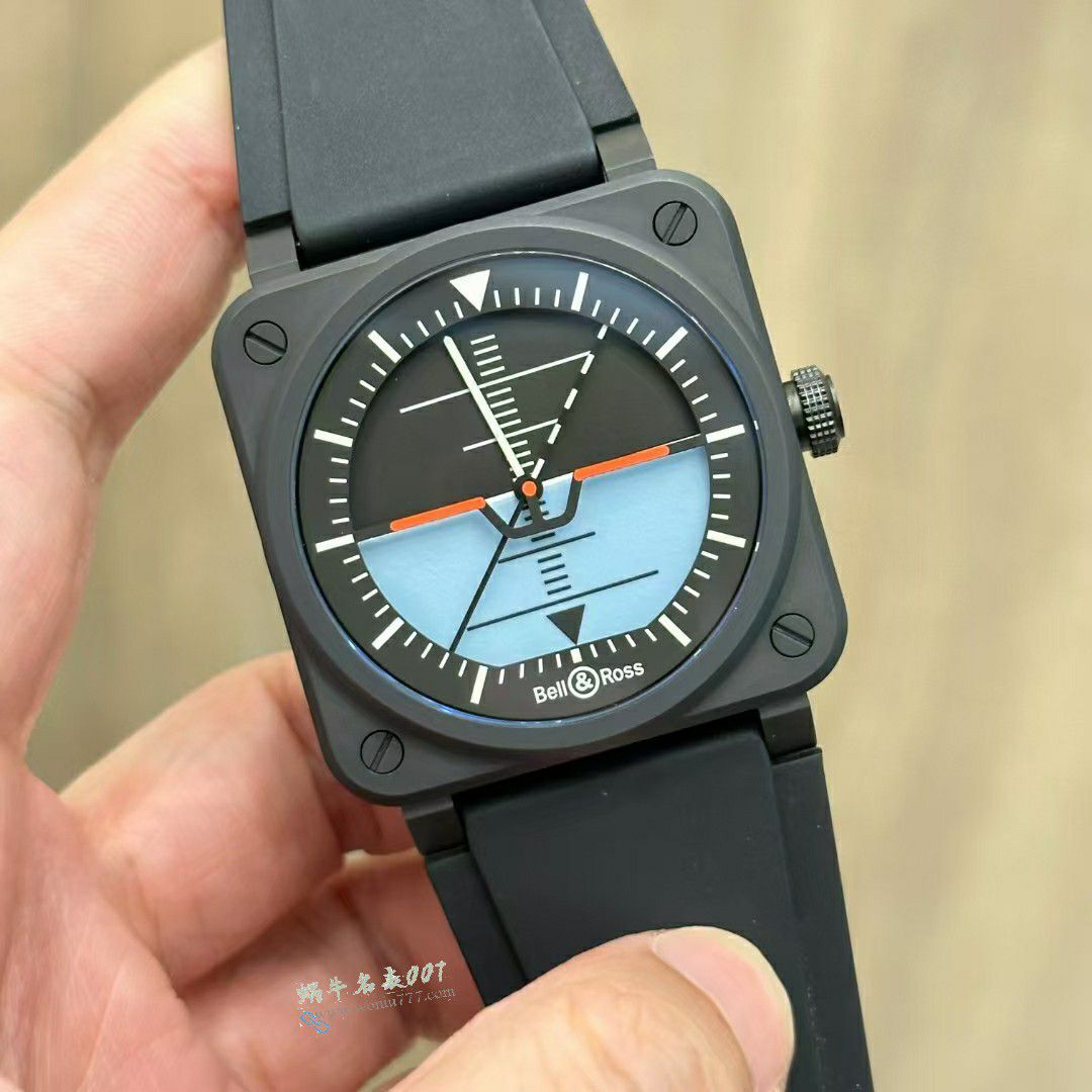 M+ Factory TOP replica  Bell & Ross INSTRUMENTS series BR03A-HRZ-CE watches  / BR062