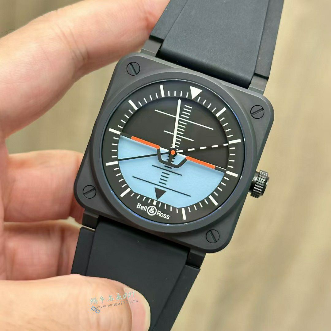 M+ Factory TOP replica  Bell & Ross INSTRUMENTS series BR03A-HRZ-CE watches  / BR062