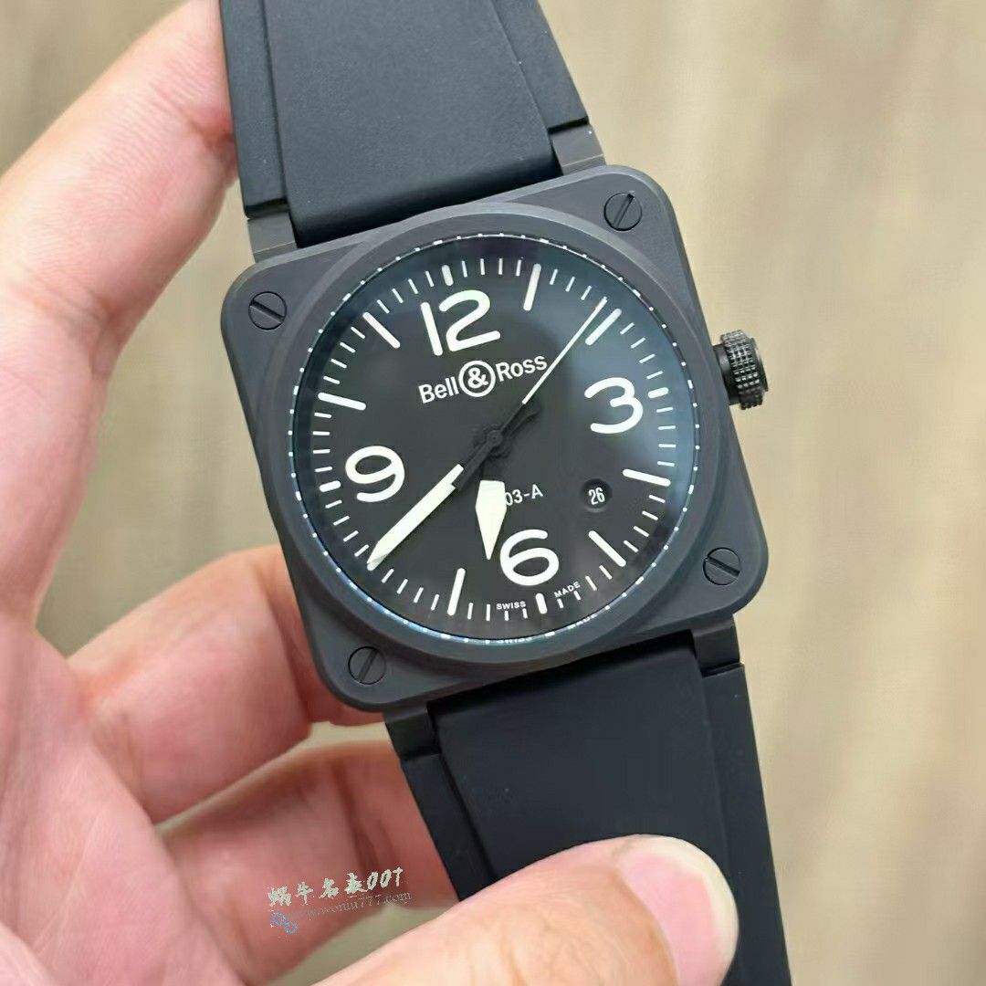 M+ Factory TOP replica  Bell & Ross INSTRUMENTS series BR03A-HRZ-CE watches  / BR062