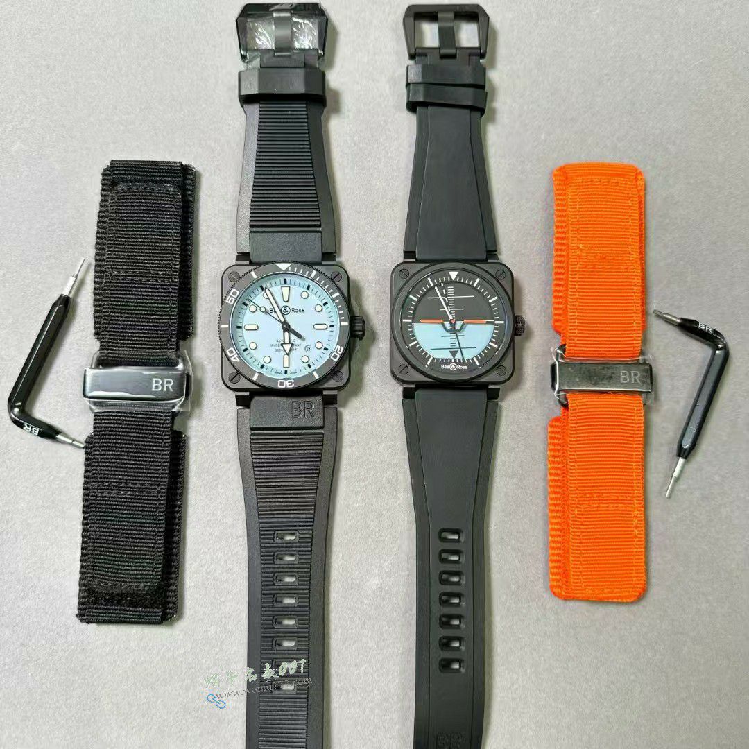 M+ Factory TOP replica  Bell & Ross INSTRUMENTS series BR03A-HRZ-CE watches  / BR062