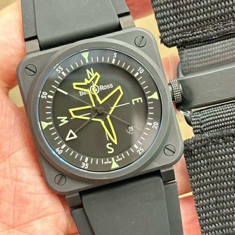 M+  imitation  Bell & Ross INSTRUMENTS series BR03A-CPS-CE/SRB watches 