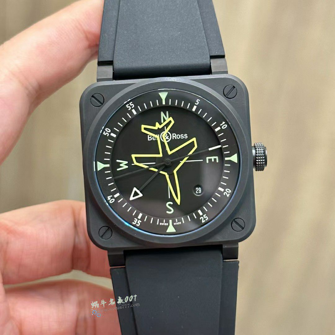 M+  imitation  Bell & Ross INSTRUMENTS series BR03A-CPS-CE/SRB watches  / BR063