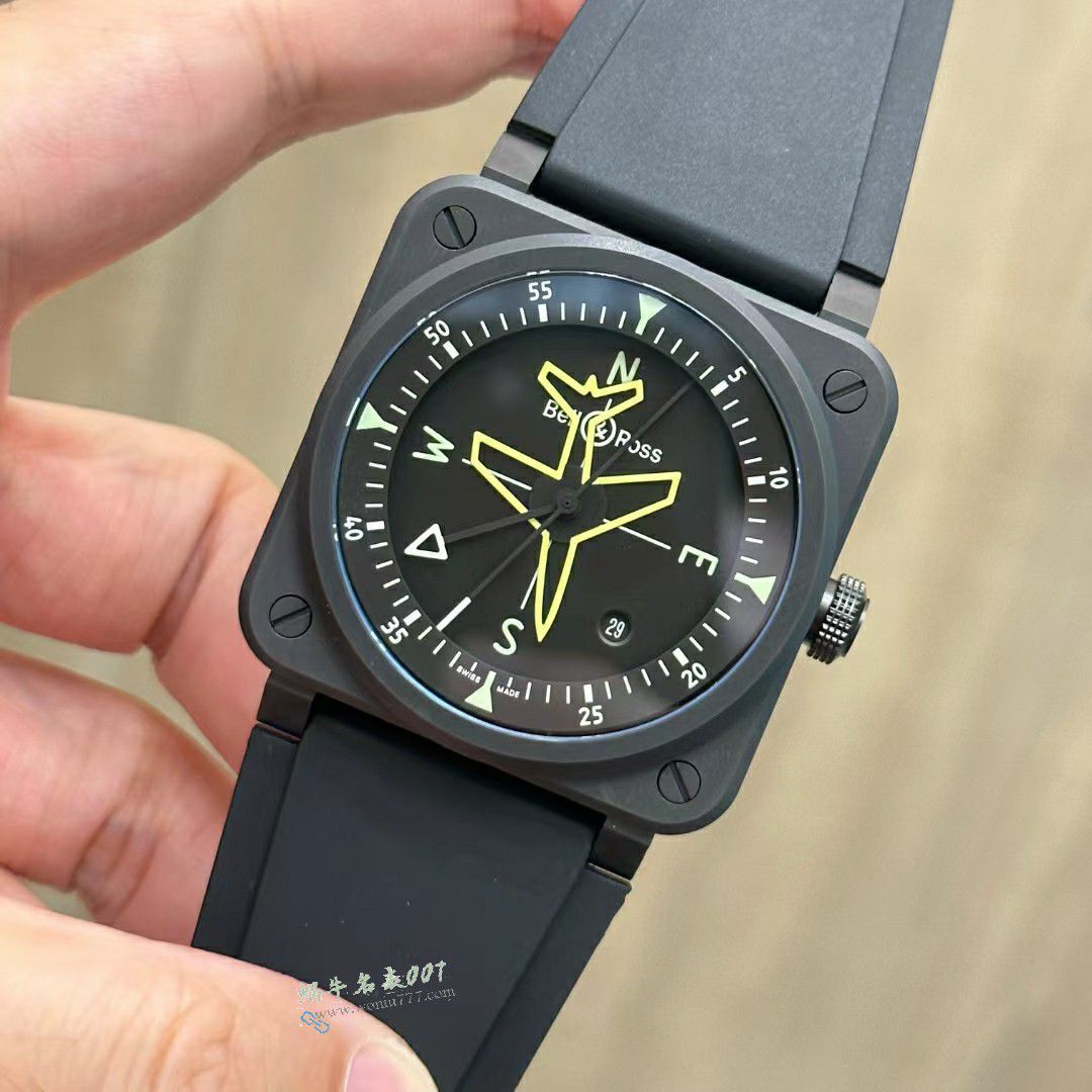 M+  imitation  Bell & Ross INSTRUMENTS series BR03A-CPS-CE/SRB watches  / BR063