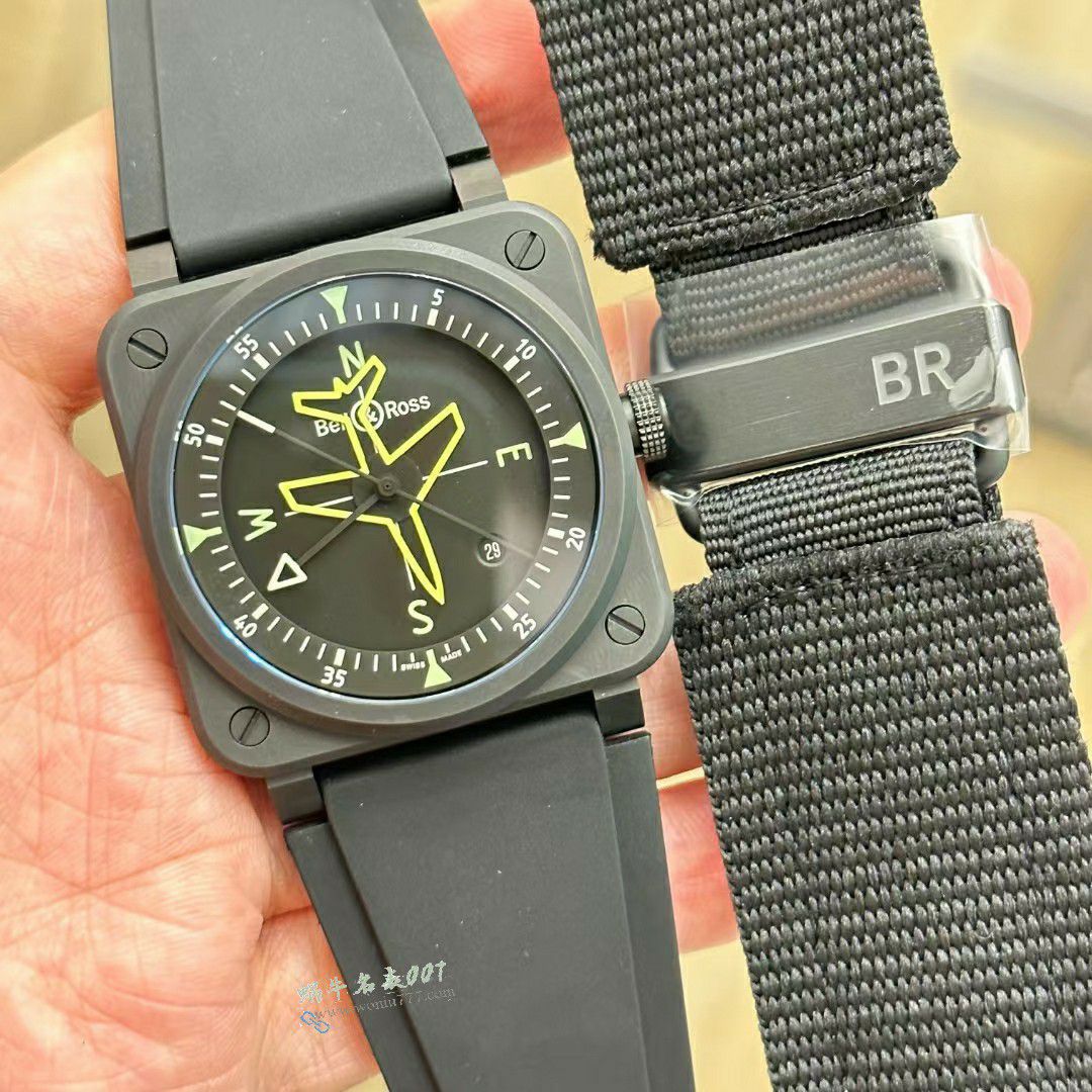 M+  imitation  Bell & Ross INSTRUMENTS series BR03A-CPS-CE/SRB watches  / BR063