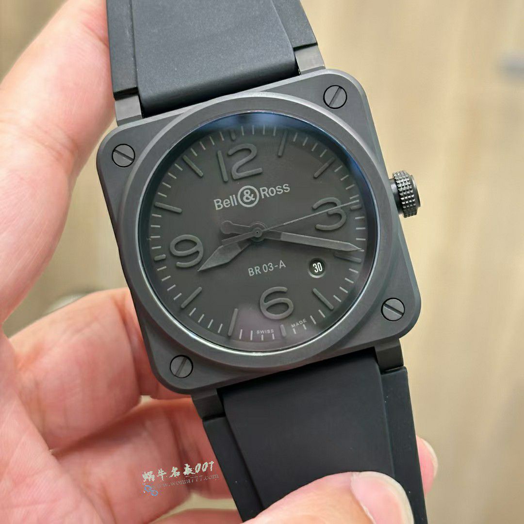 M+ Bell & Ross 100% replica  watch INSTRUMENTS series BR03A-HER-CE/SCA watches  / BR066