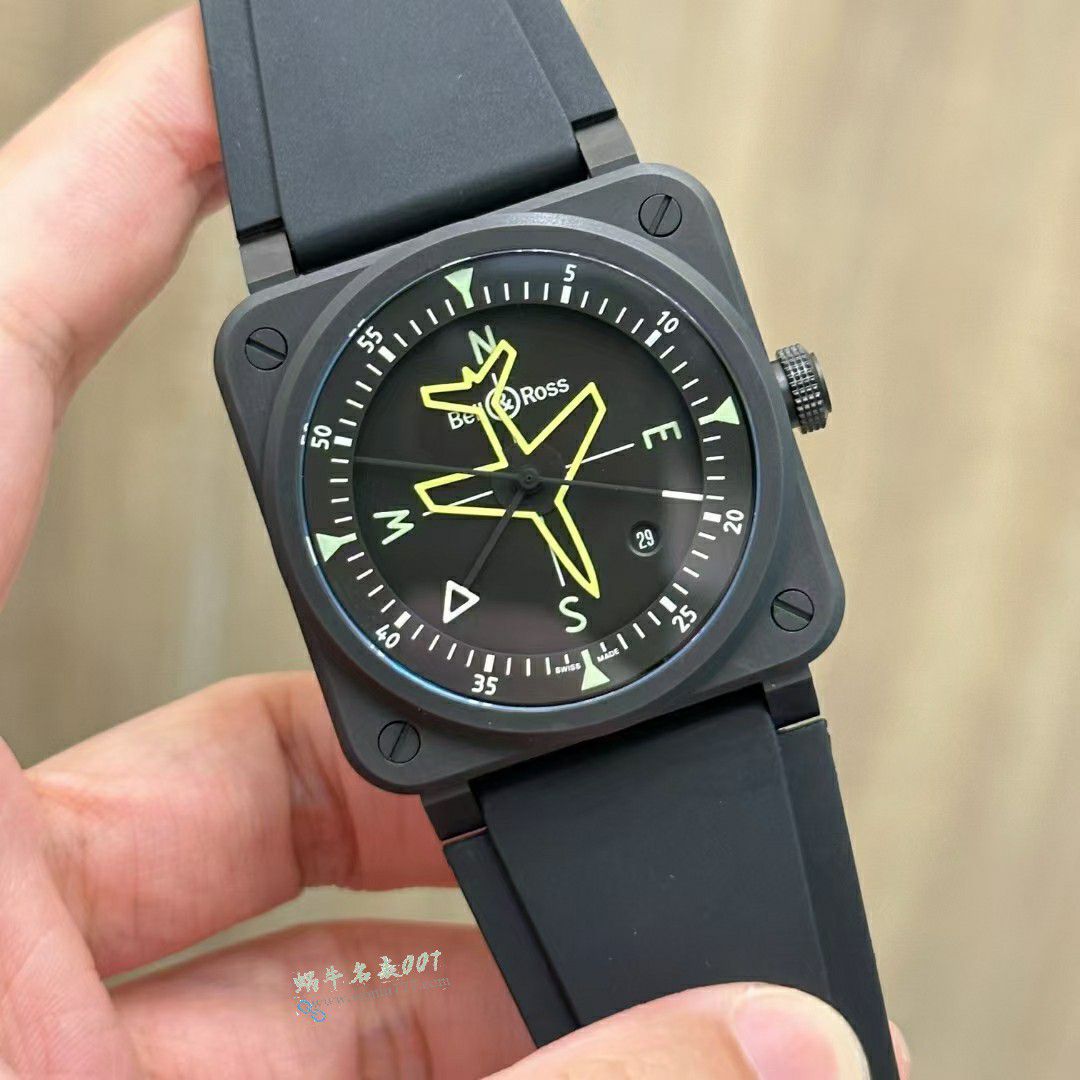 M+ Bell & Ross 100% replica  watch INSTRUMENTS series BR03A-HER-CE/SCA watches  / BR066