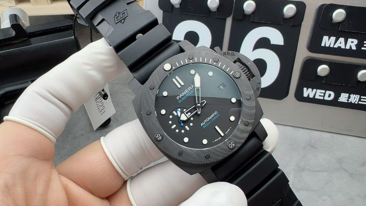 VS Factory  Panerai SUBMERSIBLE Submersible  series Carbotech™ watches pam02231，pam2231 / vspam02231