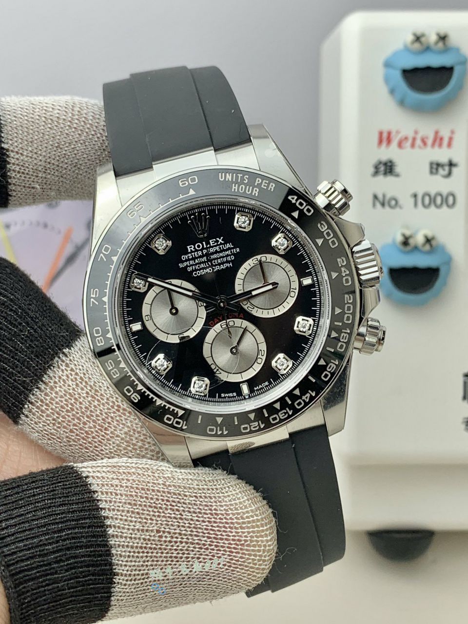 vs latest  Matching weight version  Petit Le Mans  Daytona diamond dial  Rolex Daytona TOP replica  watchm126519ln-0004 watches  / R971