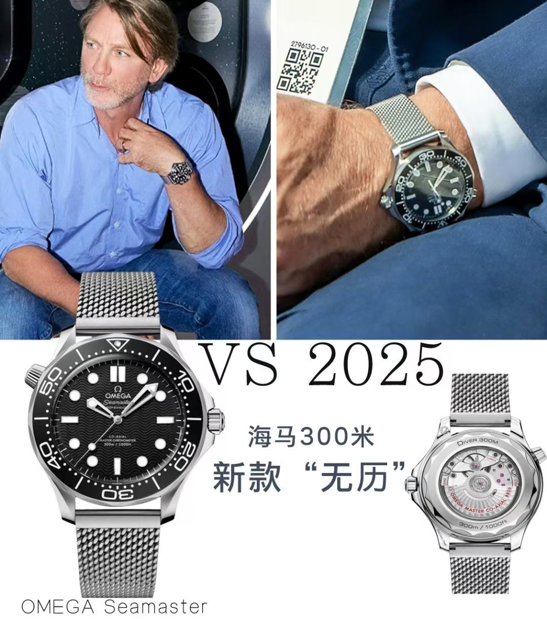 VS Omega  No calendar  Seamaster 300 meters TOP replica  watch210.30.42.20.01.010 watches  / VS821