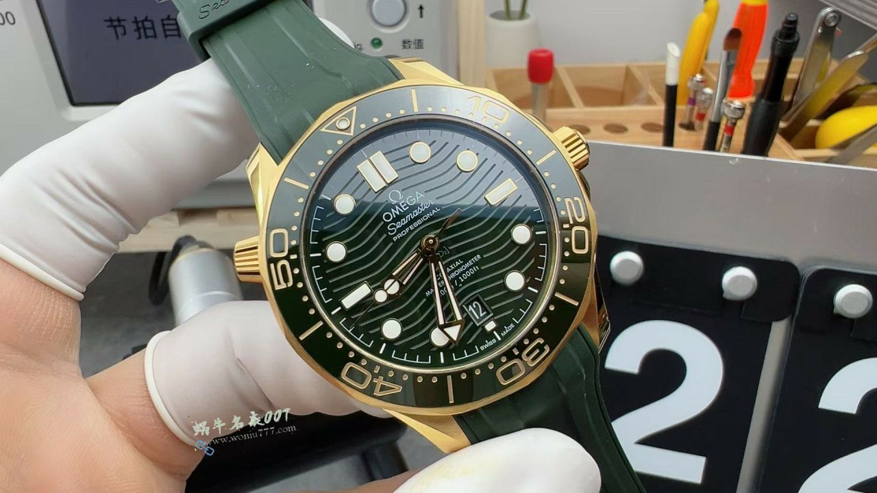 VS Omega Seamaster 300 meters Green Grass Guangzhou replica  watch210.62.42.20.10.001 watches  / VS822