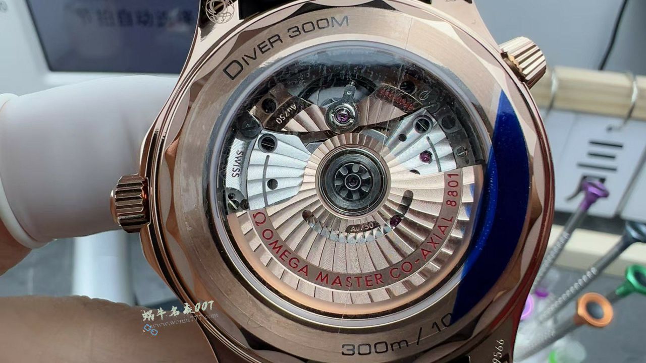 VS All gold  Omega Seamaster 300 meters TOP replica  watch210.62.42.20.01.002 watches  / VS823