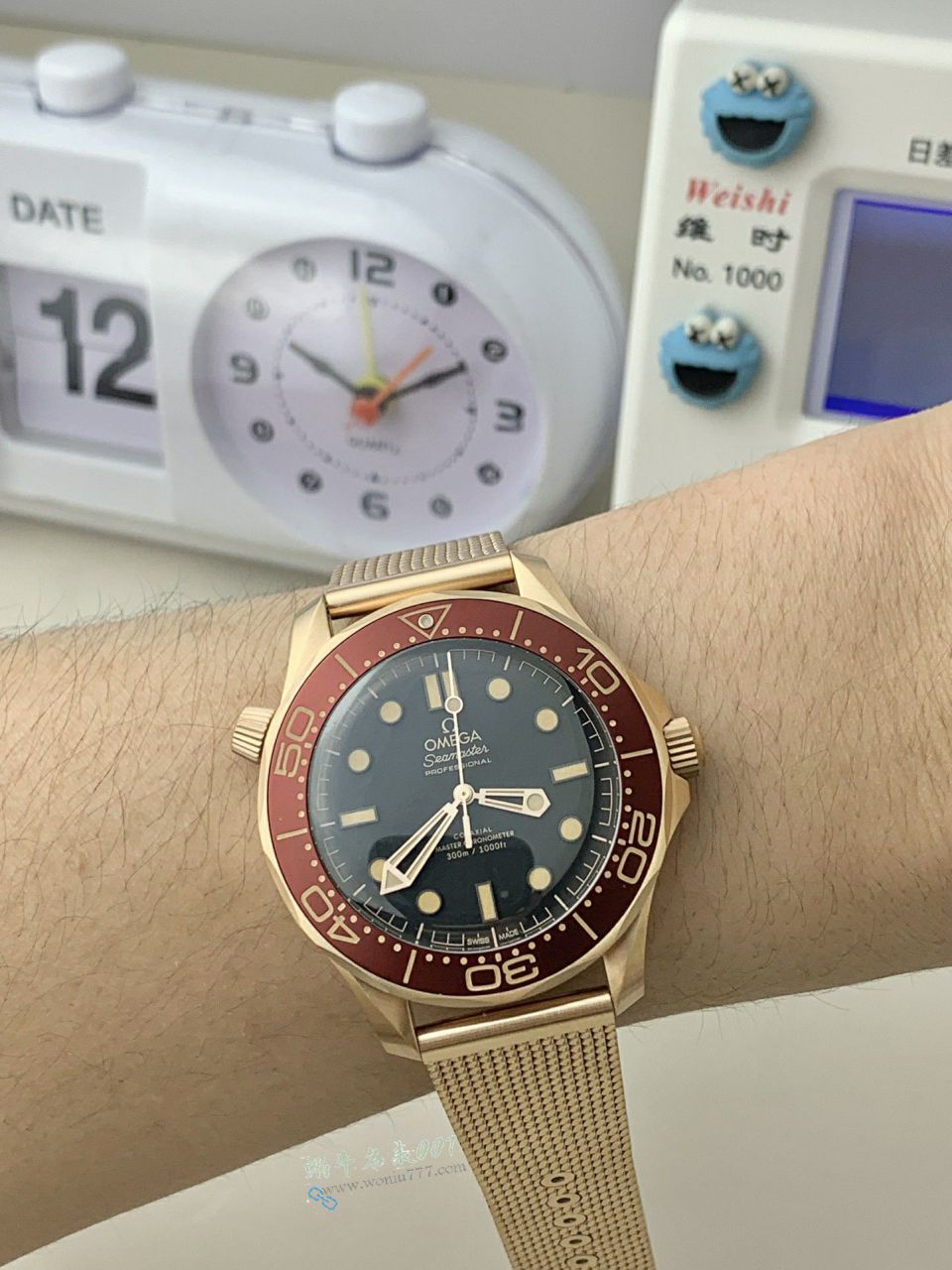 VS Omega  new product 007  Seamaster 300 bronze 100% replica  watch210.90.42.20.01.003，210.92.42.20.01.003 watches  / VS820