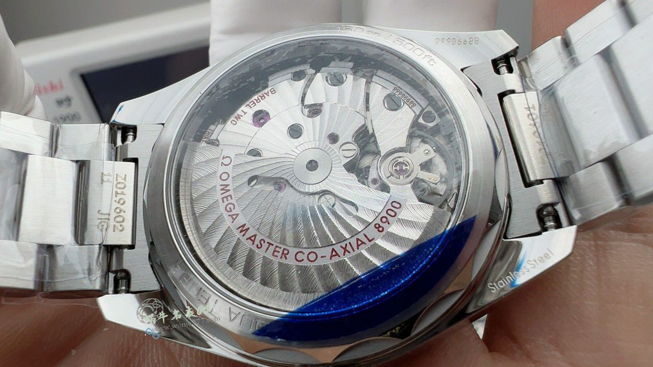 VS Omega  Gradient Turquoise  Seamaster 150TOP replica 220.10.41.21.03.006 watches  / VS826