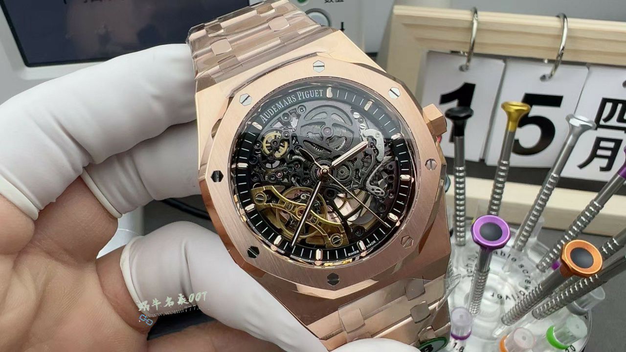 THB Audemars Piguet Royal Oak   replica imitation  watch 15407OR.OO.1220OR.01 watches  / AP313